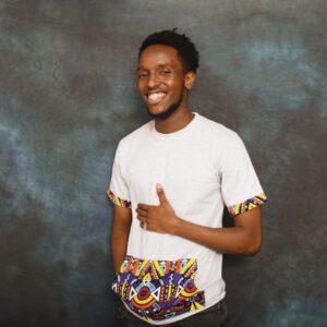 Ankara Tee Front Pocket